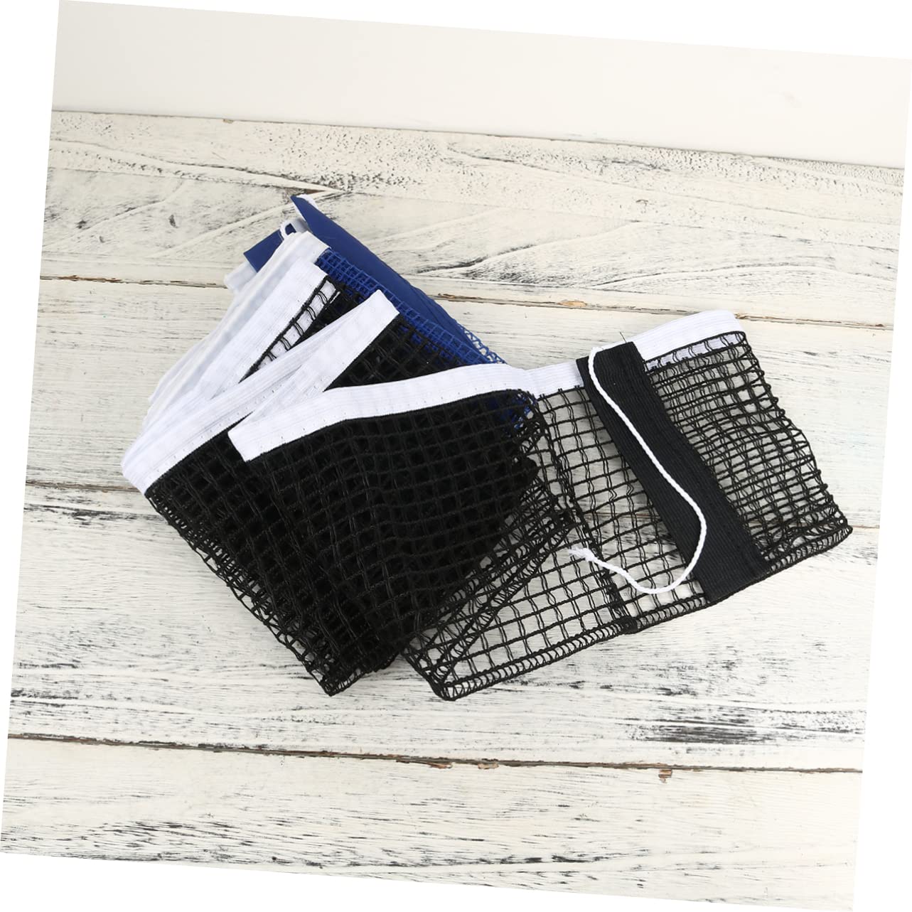 SUPVOX 2sets Nylon Table Tennis Net Professional Replacement Net for Pong Regulation Size for Indoor/Outdoor Play 2pcs*2