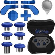 SHINHOME - Palancas de metal 13 en 1 para Xbox One Elite Series 2, accesorios de controlador Elite Series 2, accesorios de juego de repuesto de metal Mod 6 Swap Joysticks, paletas, almohadillas D,