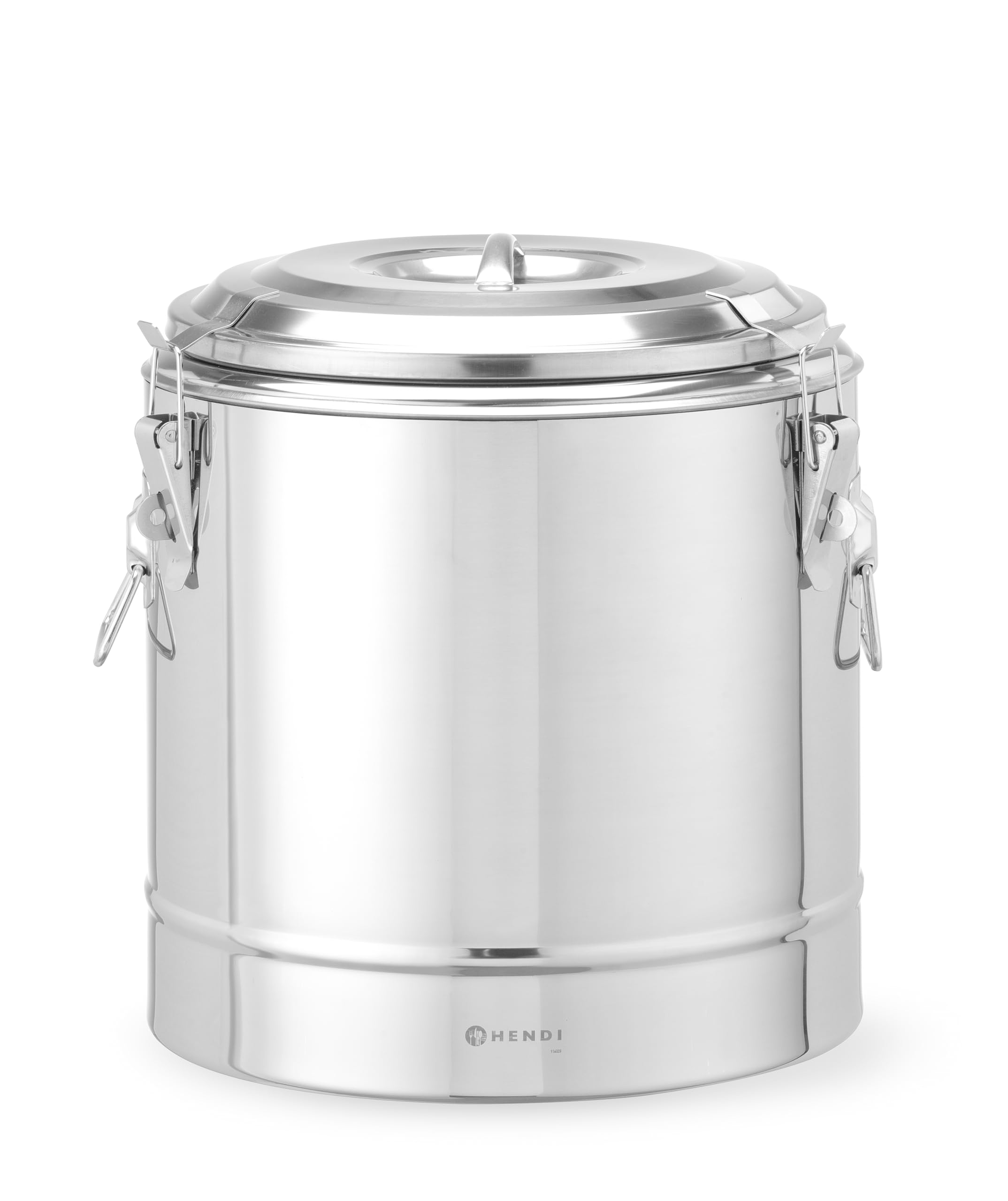 HENDI Contenitore isotermico portatile, doppia parete, 23L, ⌀350x(H)440mm, acciaio inox