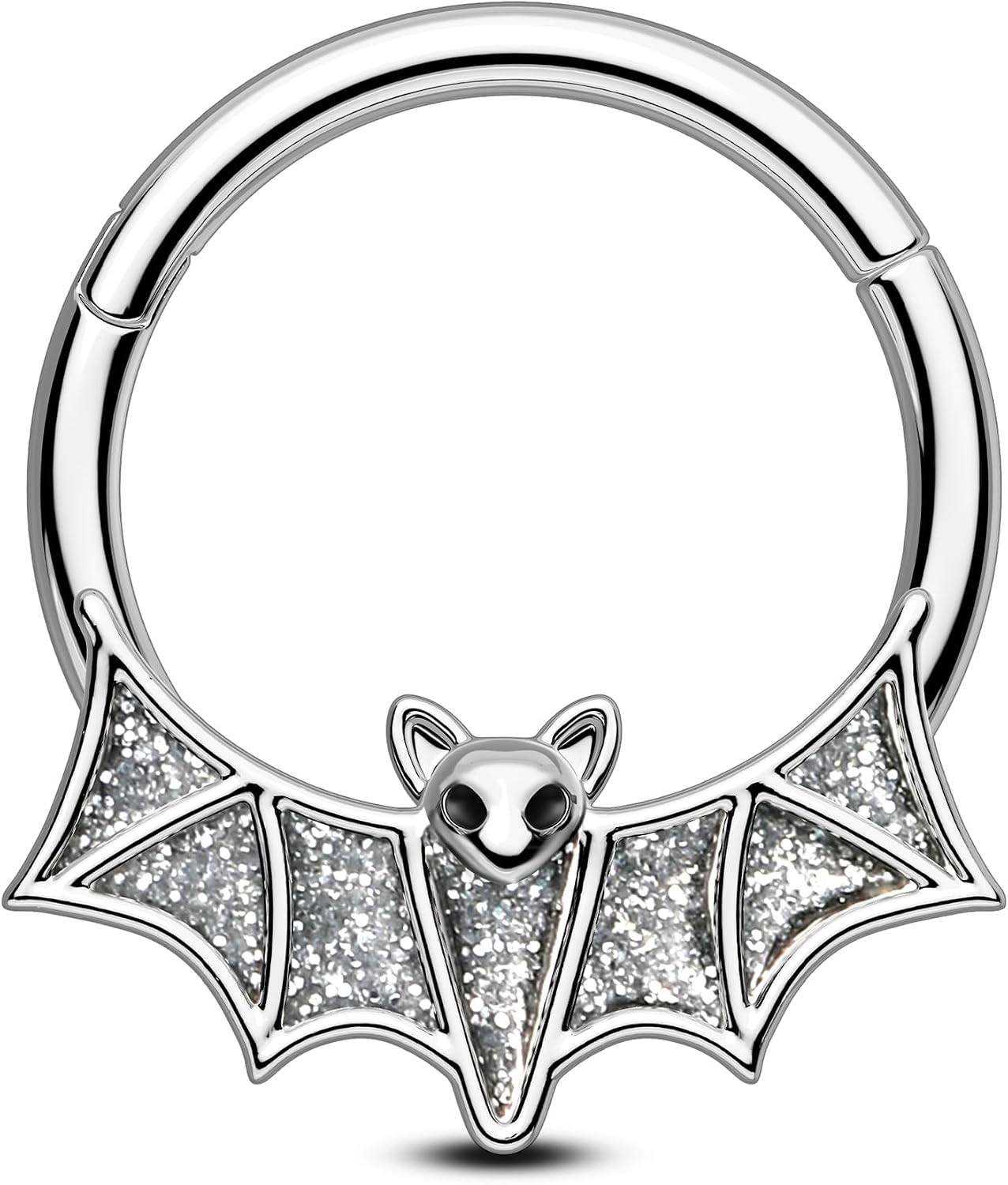 COCHARM Halloween Septum Rings 16G Bat Septum Jewelry Cute Helix Daith Earrings for Women 316L Stainless Steel Helix Daith Piercing Jewelry
