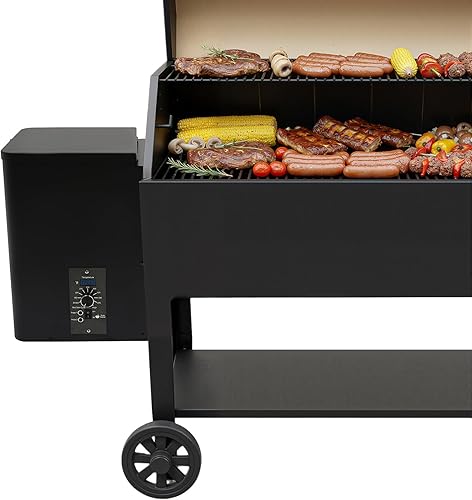 Miniatura 2 de Tolvas de pellets para fumadores, kit de conversión de ahumador de pellets, ahumador eléctrico de pellets de madera con control digital de