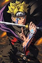 بوستر لمحبي بوروتو، لوحة فنية جدارية عالية الدقة لديكور المنزل للعطلات 30 × 45 سم بدون إطار