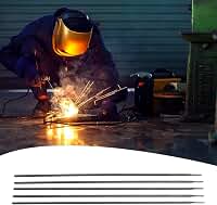 Hastes de solda de níquel ENi-CI 99 para reparo de ferro fundido, eletrodos de 2,5 mm/3,2 mm unem ferro cinza ao aço, pacote com 5 ligas de manutenção (3,2 mm)