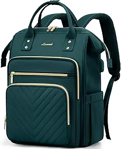 LOVEVOOK 15.6 Inch Laptop Backpack for Women,Travel Work Backpack Purse with USB Port,Large Capacity Nurse Bag Teacher Backpack,Waterproof Casual Daypack Business Computer Bag