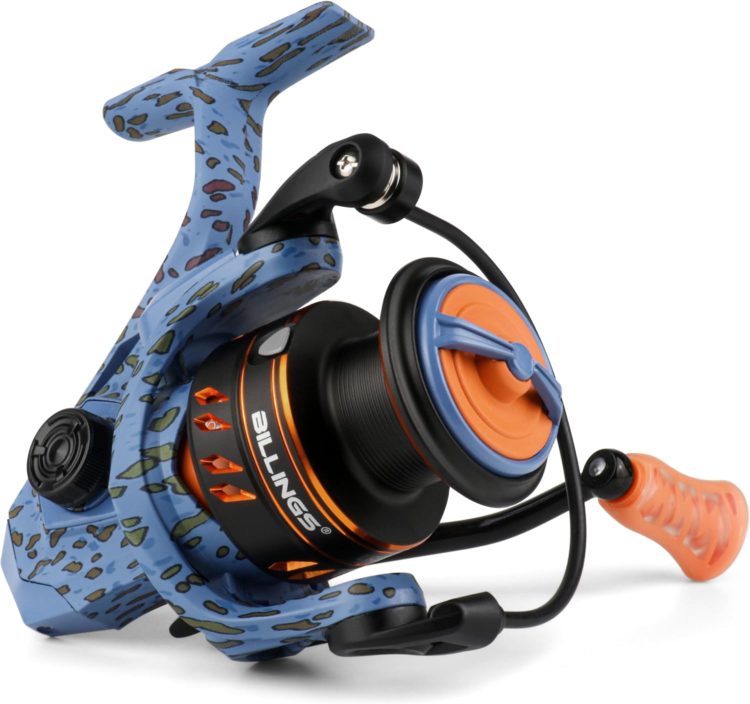 RUNCL Billings LR Spinning Reel, 4+1 BB, Up to 22 lbs Max Drag, All-Metal Frame, CNC Aluminum Spool, 5.2:1 Gear Ratio, Anti-Tangle Clip, Left/Right Swap, Non-Slip Knob, Available in 2000-5000 Models