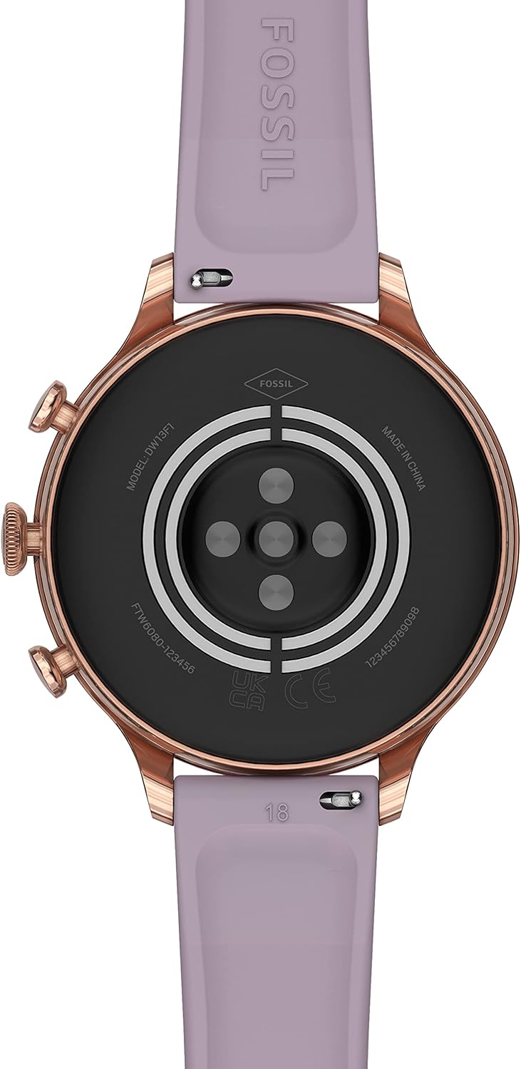 Miniatura 4 de Fossil - Reloj inteligente con pantalla táctil Gen 6 con altavoz para mujer medición de frecuencia cardíaca oxígeno en sangre GPS pagos sin contacto