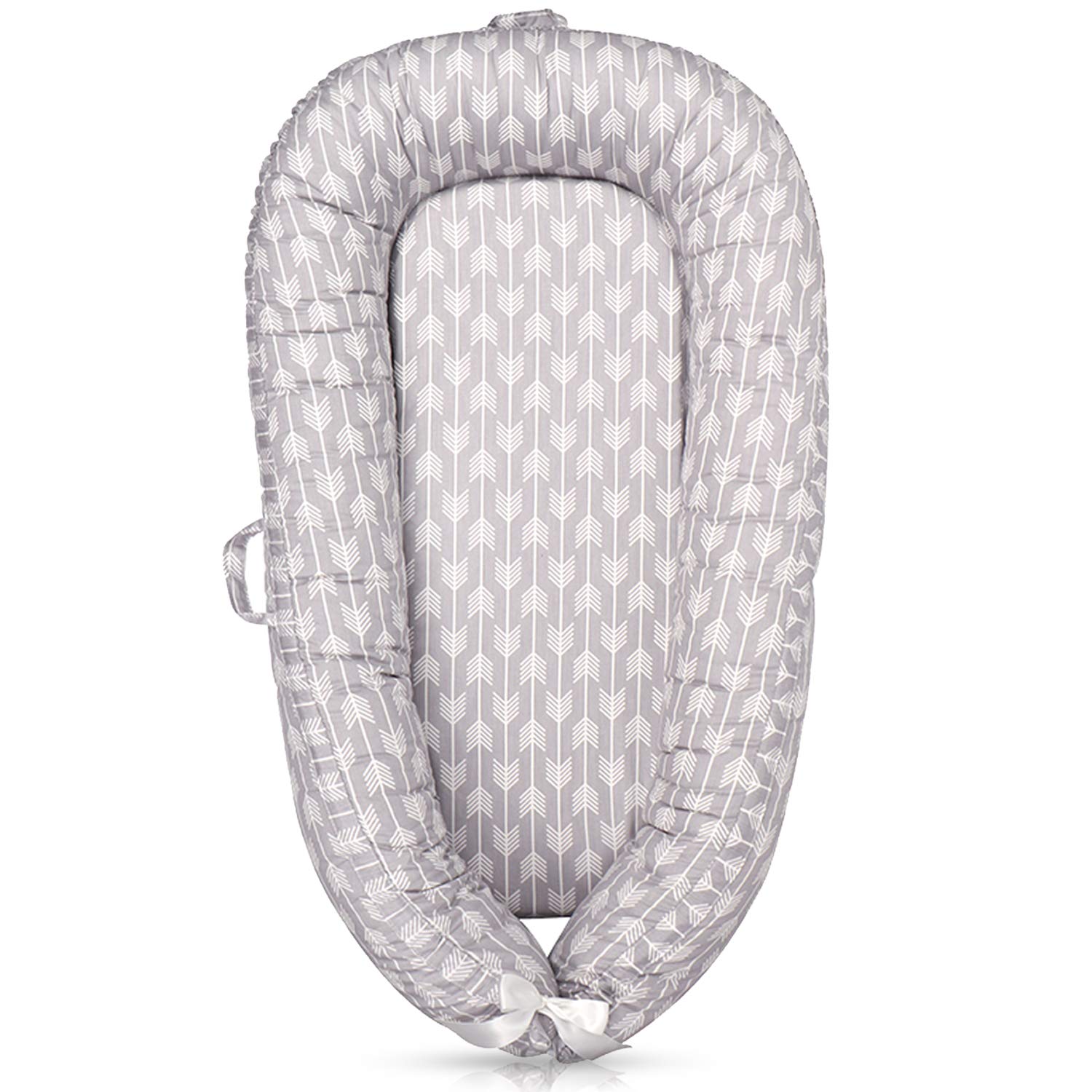 Cosy Nation Baby Lounger, Baby Nest for Co Sleeping Portable Newborn Lounger, 100% Soft Breathable Cotton, Partner for Crib & Bassinet, Perfect for Traveling and Napping, Newborn Shower Gift (Animal): Baby