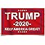 Kaiyuan Dynasty Donald Trump Flag Red Trump Fans Flag 2020 President Bright Double Stitched Banner 3 x 5 Feet with Brass Grom