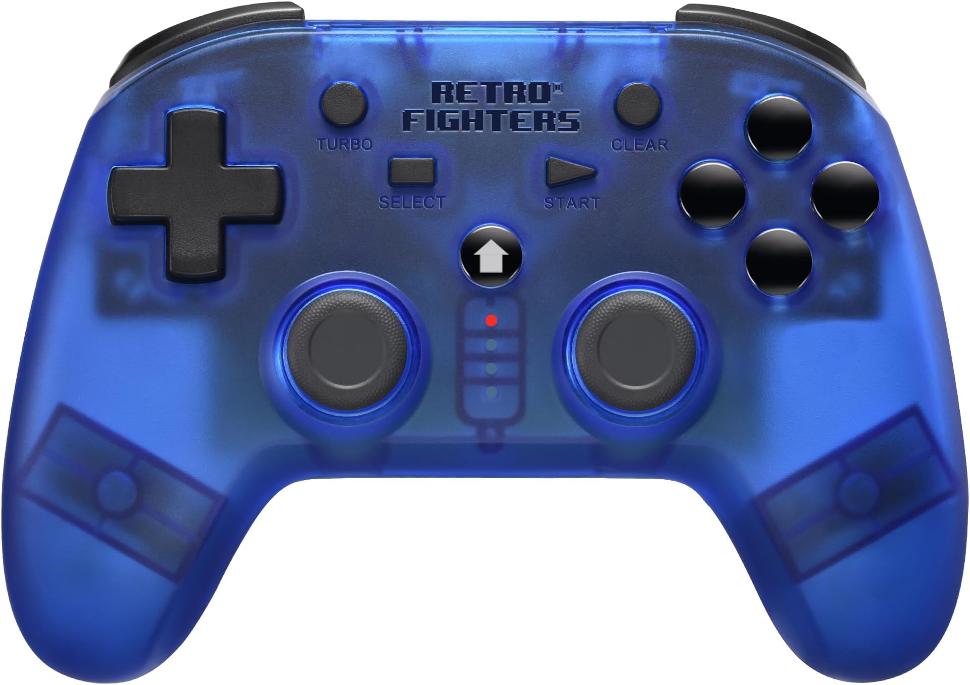 Retro Fighters Defender Next-Gen PS1 - PS2 - PS3 - PS Classic - Switch & PC Compatible Wireless Controller (Blue)