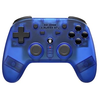 Retro Fighters Defender Next-Gen PS1 - PS2 - PS3 - PS Classic - Switch & PC Compatible Wireless Controller, Blue