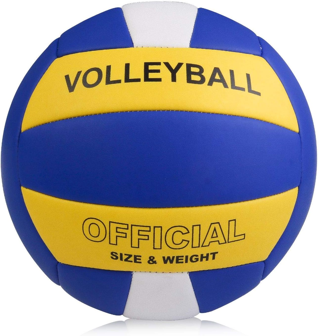 YANYODO Official Size 5 Volleyball, Soft Indoor Outdoor Volleyball for Game Gym Training Beach Play