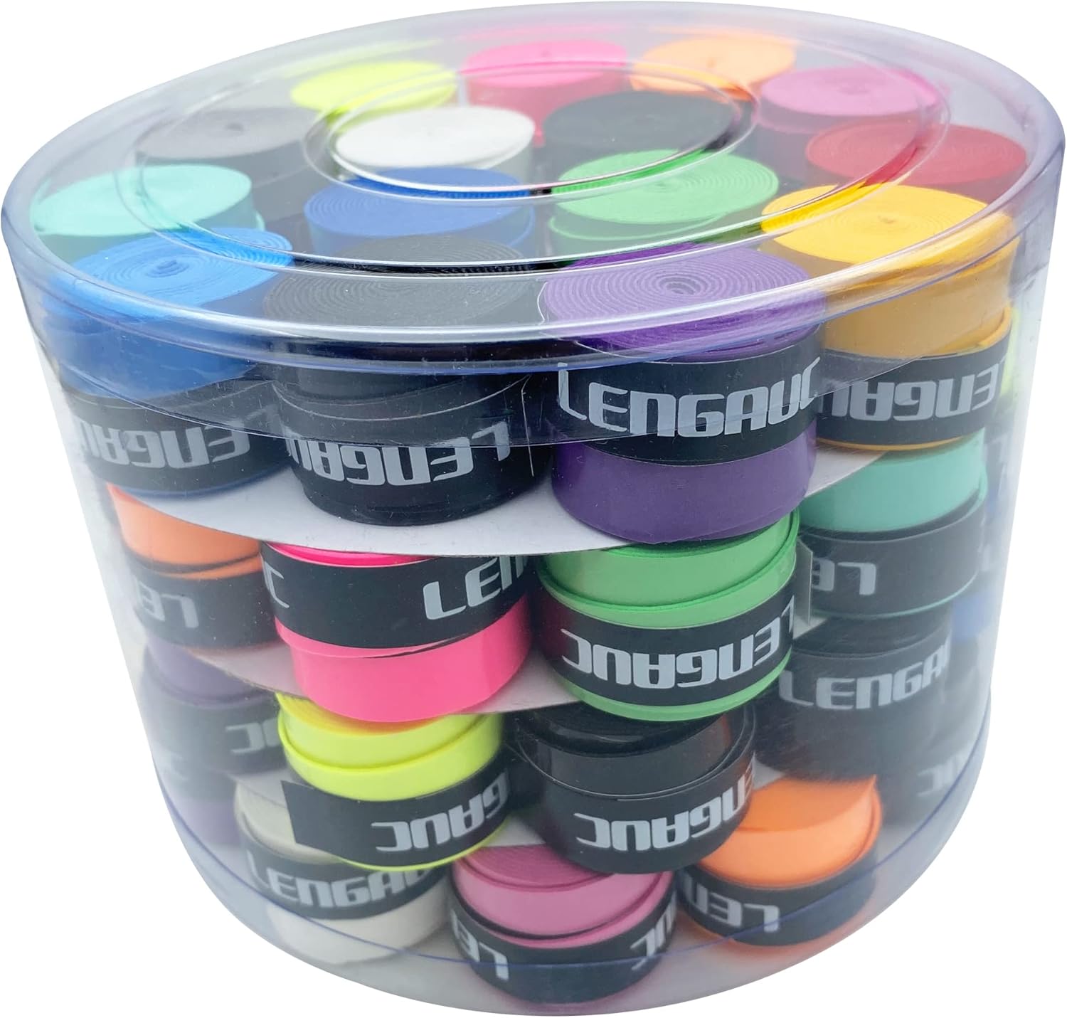 Tacky Overgrips,Tennis/Badminton/Pickleball/Paddle 30/60 Pack, Tacky Anti-Slip and Absorbent Grip, Colorful,Comfort Grip Tape,Absorb Sweatbands Anti Slip