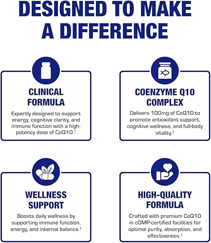 Miniatura 9 de Anabolic Laboratories Cápsulas blandas CoQ10 de 100 mg - 60 suplementos de coenzima Q10 - CoQ10 para fertilidad, corazón, piel, pulmón y salud