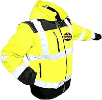 Vista 8 de KwikSafety - Charlotte, NC - Chaqueta de seguridad Softshell AGENT & GALAXY [Diseño Base y Edición Limitada] Clase 3 ANSI Testada OSHA
