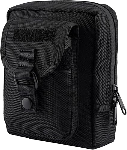 Miniatura 8 de Dotacty Bolsa compacta para artilugios, bolsa táctica MOLLE de nailon para cinturón de servicio de policía, trabajo de aplicación de la ley, bolsa