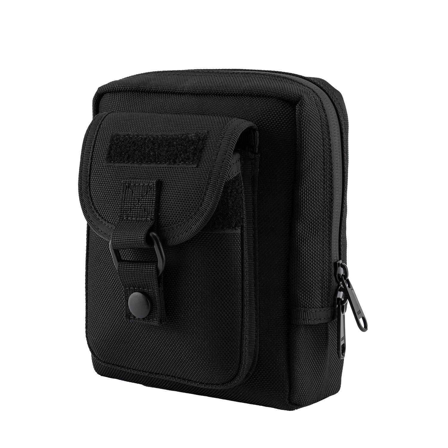 Marsupio compatto per gadget tattico MOLLE in nylon, per polizia, forze dell'ordine, lavoro, piccolo marsupio per cellulare da 6,7 pollici, organizer per campeggio ed escursionismo (snap
