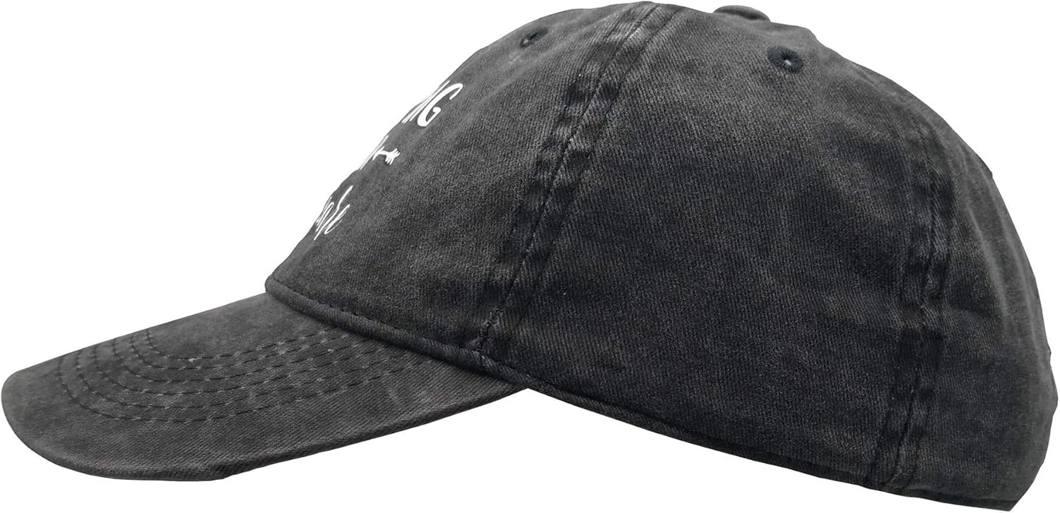 HHNLB Unisex Camping Hair Don t Care 1 Vintage Jeans Baseball Cap Classic Cotton Dad Hat Adjustable Plain Cap - Image 5