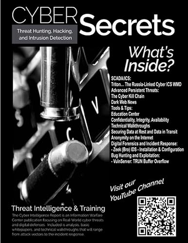 Threat Hunting, Hacking, and Intrusion Detection: SCADA, Dark Web, and APTs: 1 (Cyber Secrets)