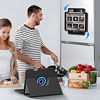 Vista 6 de OYEEICE Funda de teclado para iPad de 6ª generación de 9.7 pulgadas, teclado inalámbrico desmontable retroiluminado de 7 colores, cubierta magnética