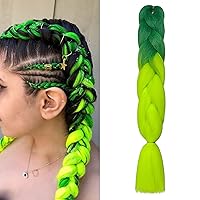 Vista 125 de Benehair 1 paquete de 1 paquete de extensiones de cabello trenzado de 24 pulgadas, extensiones de cabello sintético de alta temperatura, extensiones