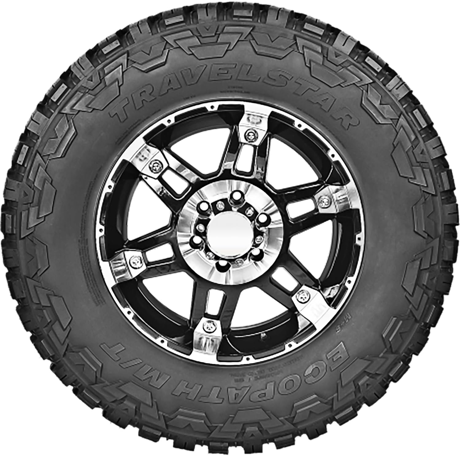 Travelstar EcoPath M/T All- Terrain Radial Tire-35X12.50R20 121Q 10-ply