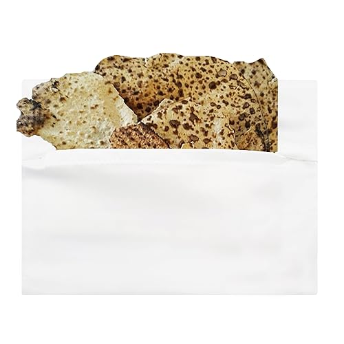 Miniatura 4 de Pésaj Jerusalén Afikoman - Cubierta para Pascua en hebreo e inglés, azul satinado