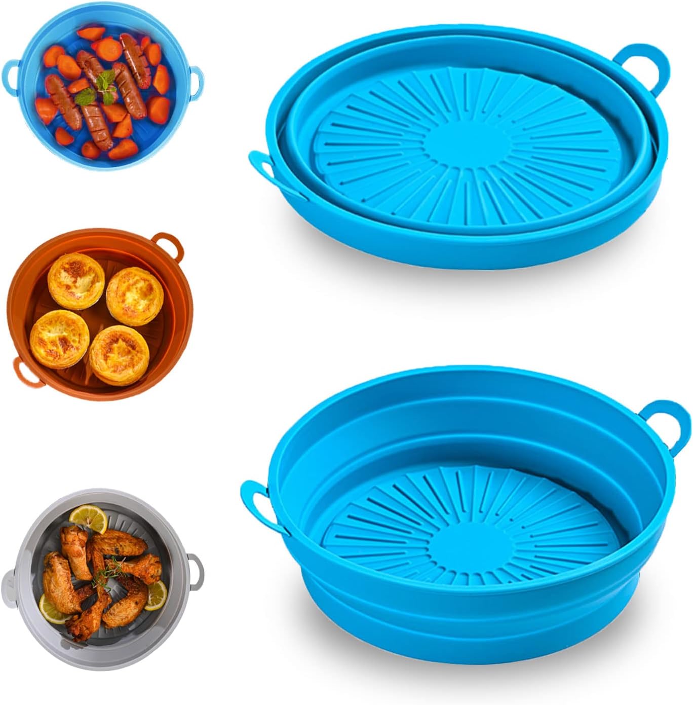 12x Air Fryer Magnet Schnallen - Hält Backpapier Sicher Fest