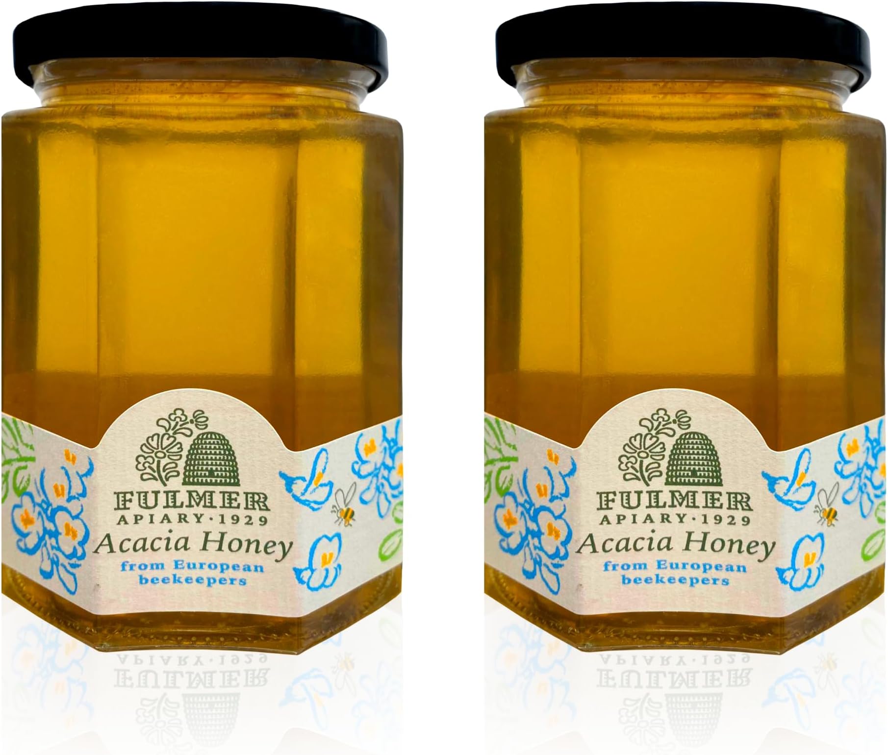 Fulmer All Natural Hungarian Acacia Honey, 17.64 oz, (Pack of 2)