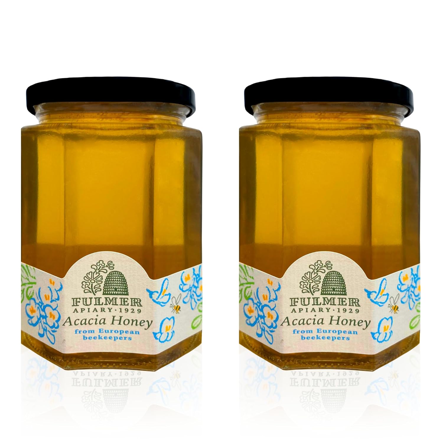 Sanniti Fulmer All Natural Hungarian Acacia Honey, 17.64 oz, (Pack of 2)