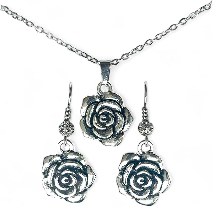 Ensemble de bijoux floral élégant