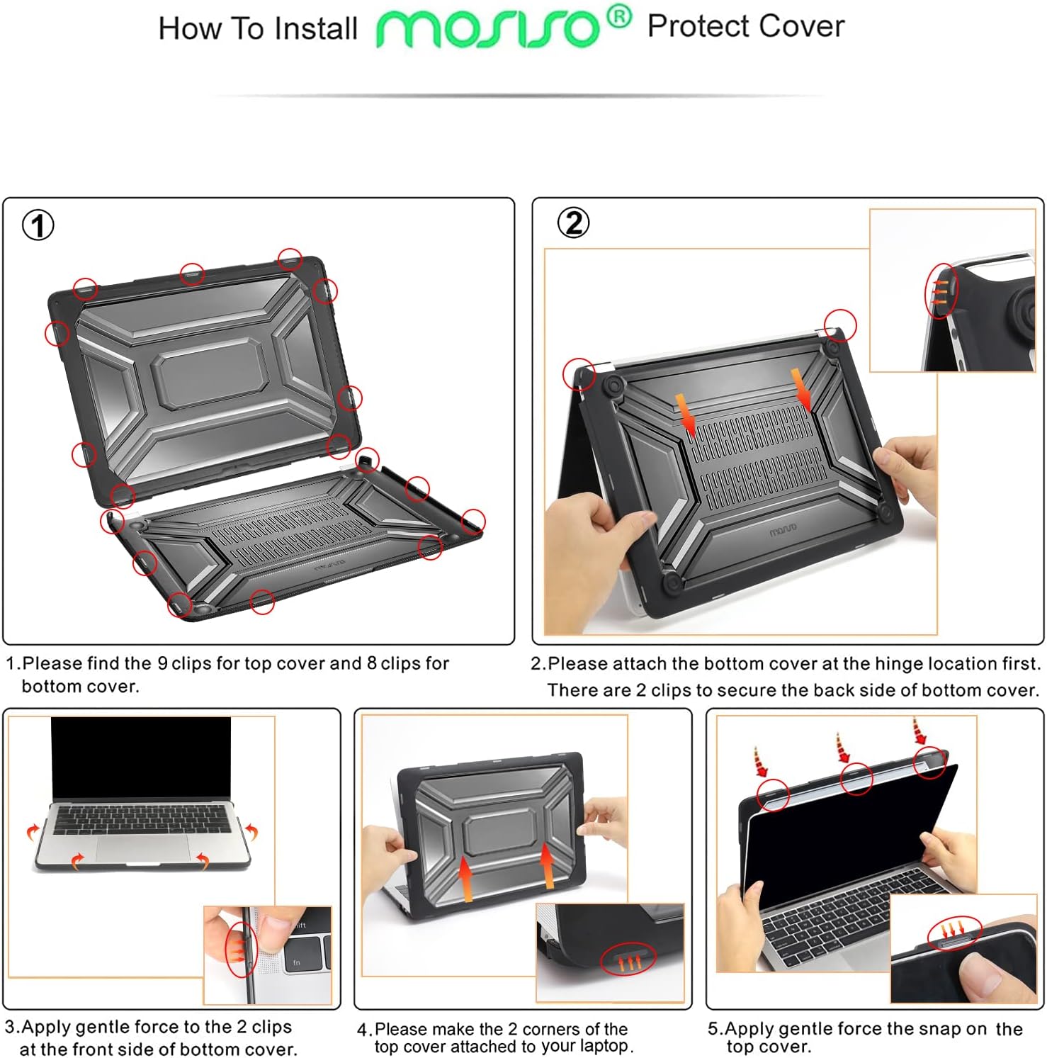MOSISO Compatible with MacBook Air 13 inch Case 2020 Rlease A2337 M1 A2179, Plastic Hard Shell with TPU Bumper&Vertical Sleeve Bag with Pocket&Keyboard Cover, Black
