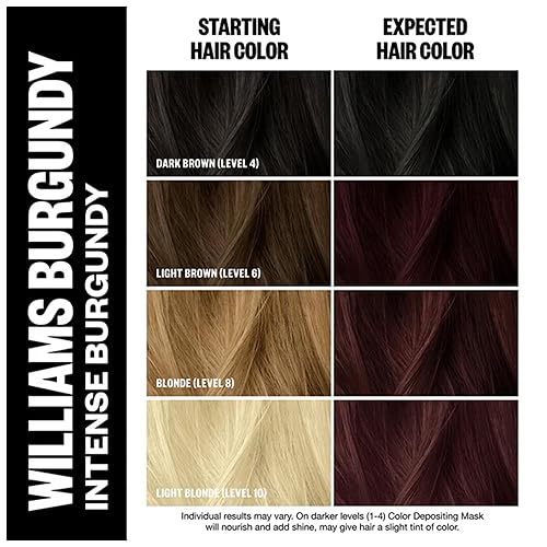 Miniatura 3 de IGK - Máscara de depósito de color Williams Burgundy