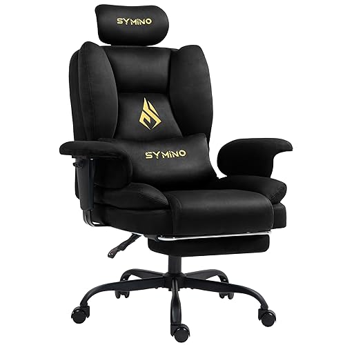 Symino Chaise Gaming Fauteuil Gaming avec Repose-Pieds - Siège en