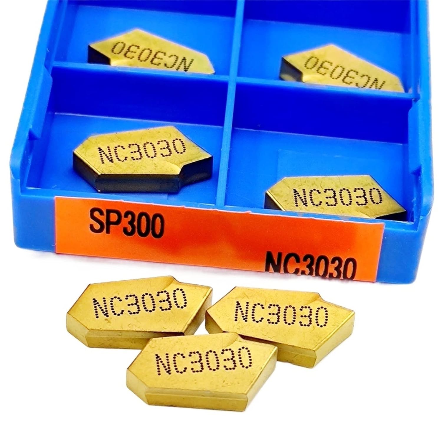 Indexable Carbide Lathe Tool 10PCS SP300 NC3030 Milling Inserts Carbide Original External CNC Hard Alloy Blade Outer Grooving Turning