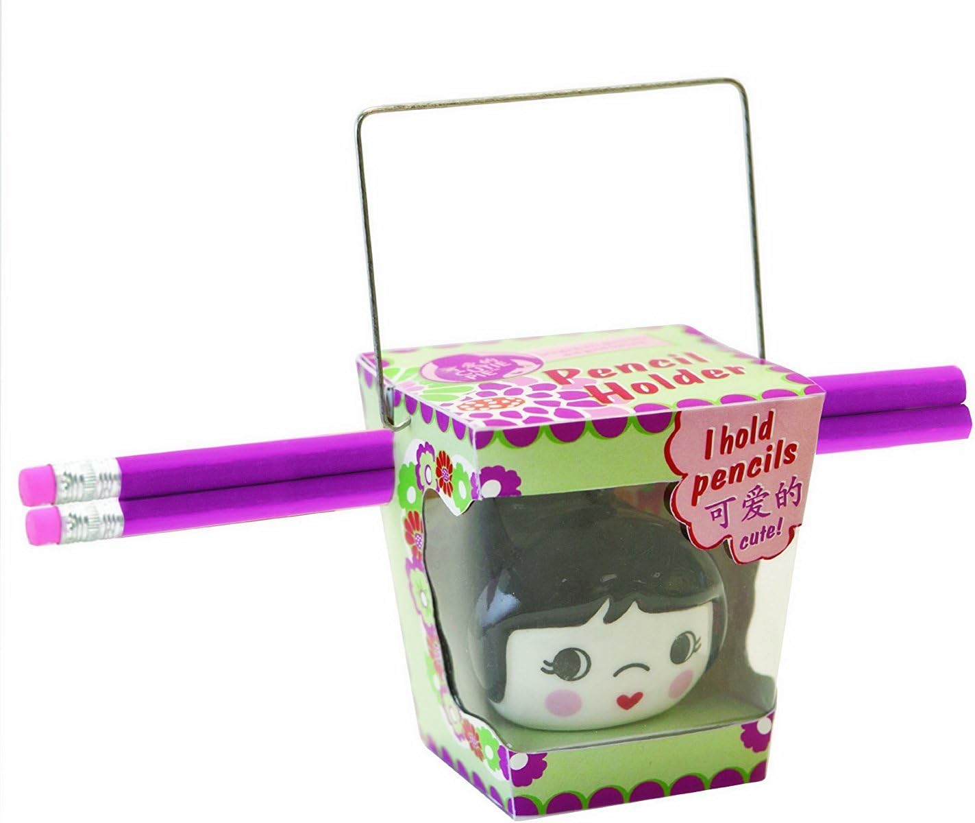 Talisman Designs Cutie Pie Pencil Holder, Girl