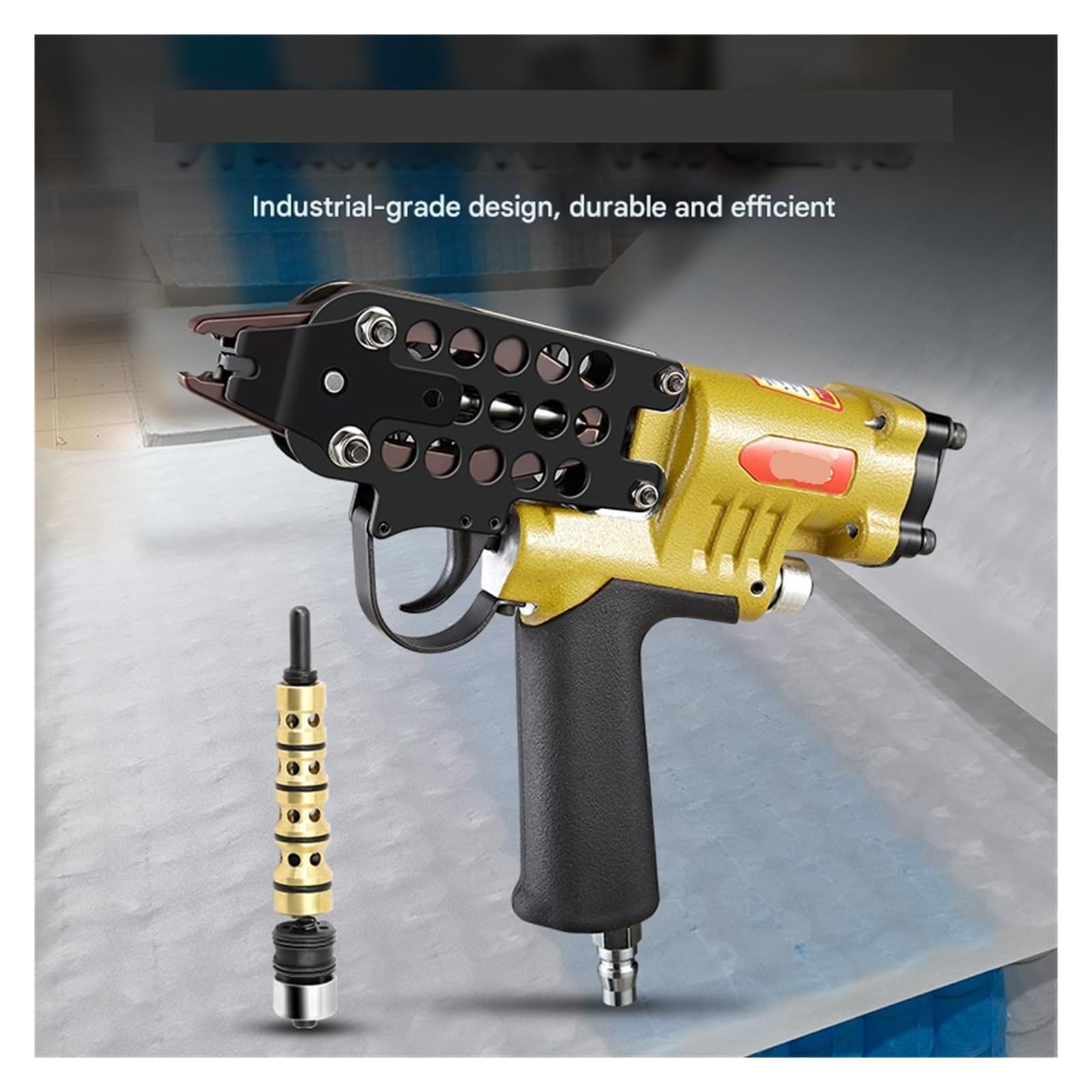 Pistolet pneumatyczny do gwoździ, Pistolet Pneumatyczny Do Pierścieni C-Ring Serii SC7C, Gwoździ, Szczypce Hog Ring, Gwoździarka Naier Typu C,Projekty dekoracyjne
