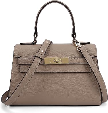 HiTotes Small Crossbody Bags for Women Vegan Leather Designer Handbag Women's Top-handle Bags Satchel Purse with Adjustable Strap for Daily Use