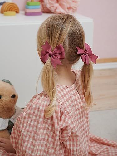 Miniatura 3 de 50 ligas para el cabello de bebé de 2 pulgadas, accesorios para el cabello de niños pequeños, bandas de goma sueltas y estiradas, soportes para cola