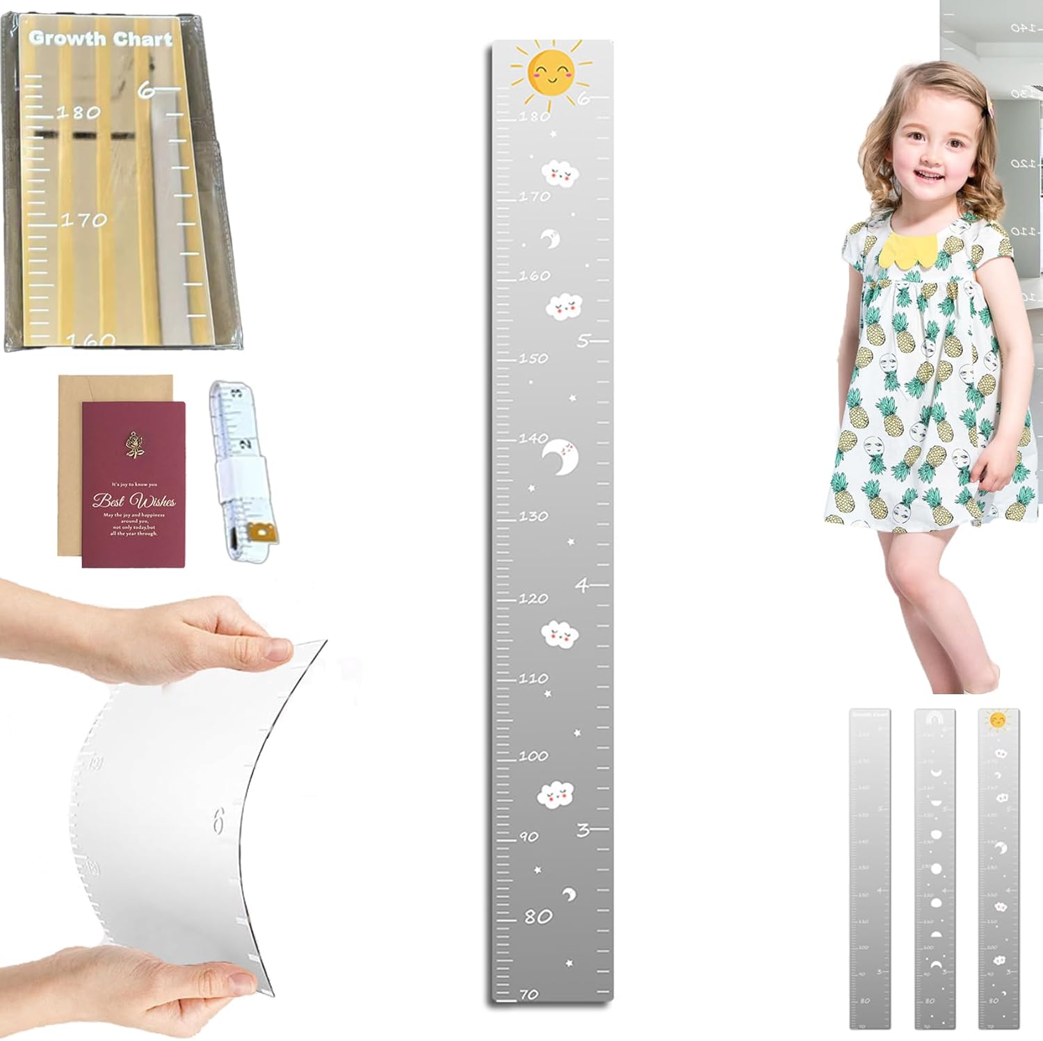 Growth Chart Mirror for Wall, 2025 Premium Growth Chart