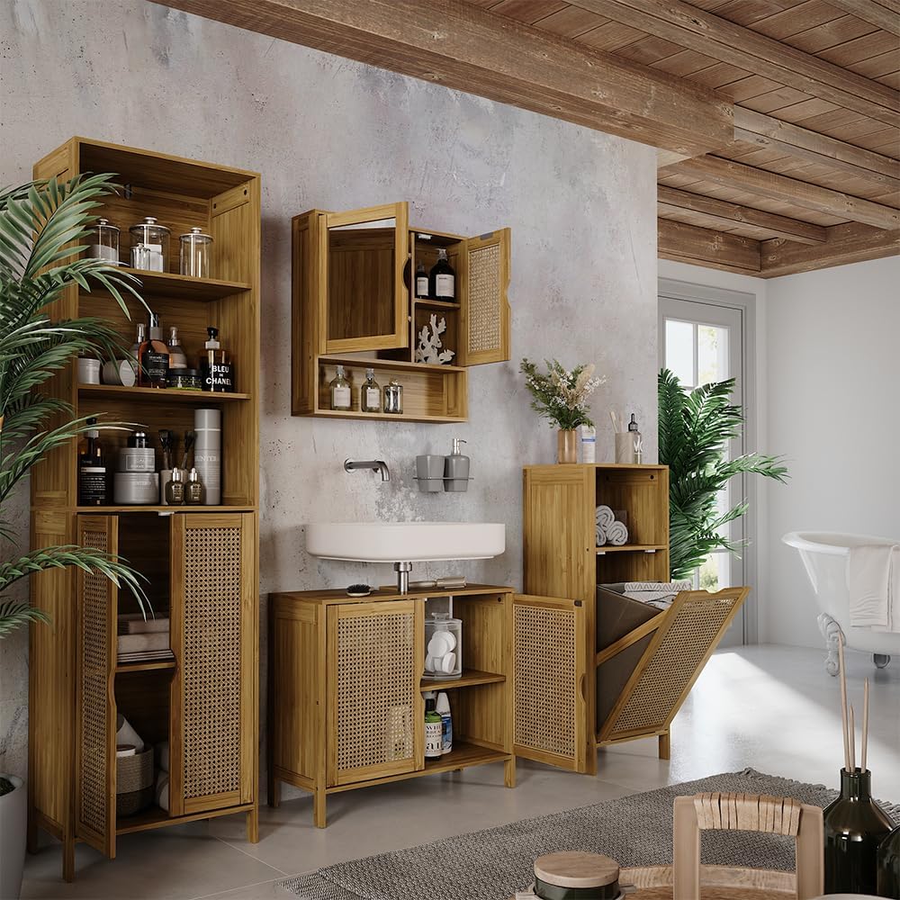 Dimensions of Vicco Liora Tall Bathroom Cabinet