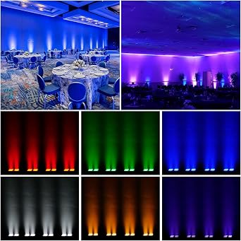 Battery LED Stage Lights 6 in 1 DMX Par Lights for Stage Lighting Wedding DJ Party Bar Club
