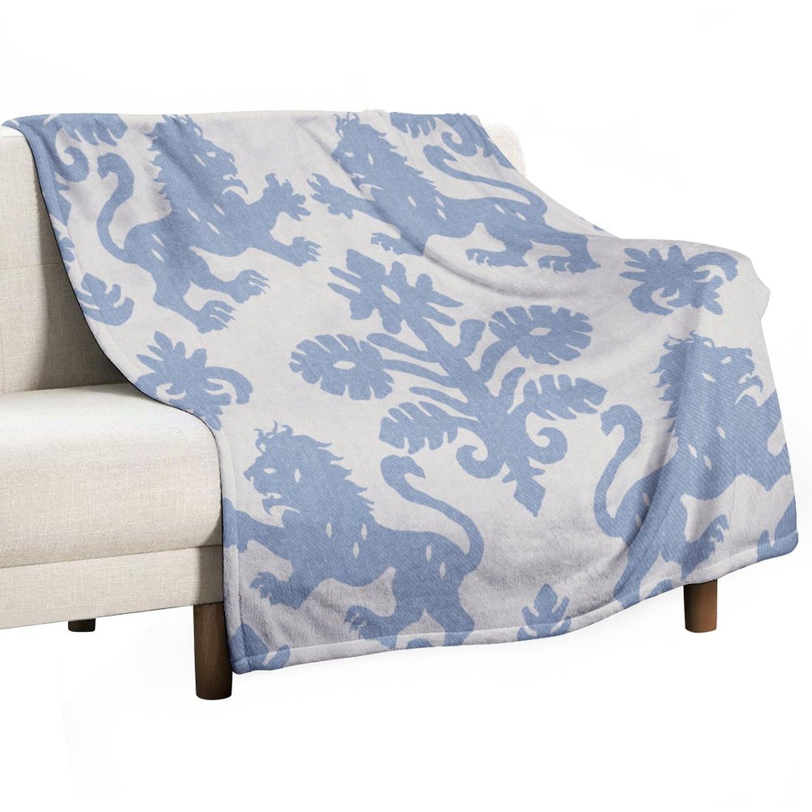 Couverture douce pour enfants et adolescents plaid lion regalia cocon chaud salon