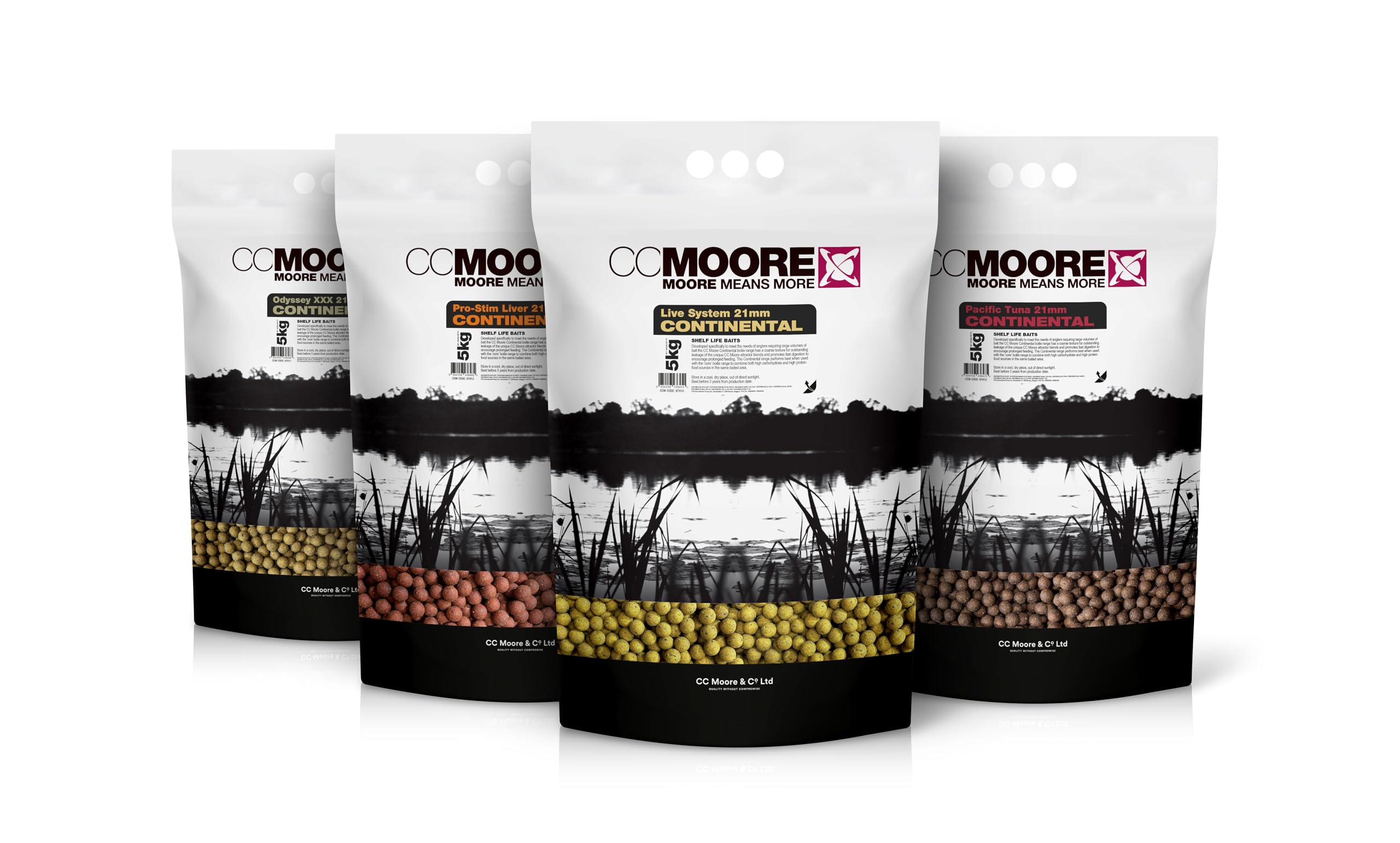 CCMoore Pro-Stim Liver Continental Boilies - 5Kg - 21 mm, Karpfenköder zum Angeln und Anfüttern von Karpfen, Carp Baits