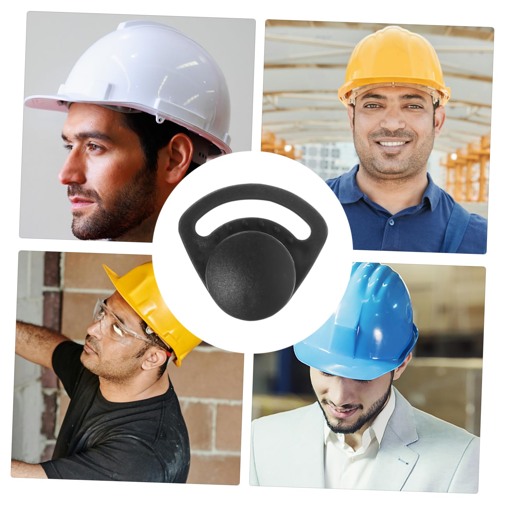 ULTECHNOVO 200stücke Sicherheits-schnallen Für Bauhelme Verstellbare Schnallen Ersatzteile Für Helme Installieren Für BAU Und Outdoor-aktivitäten