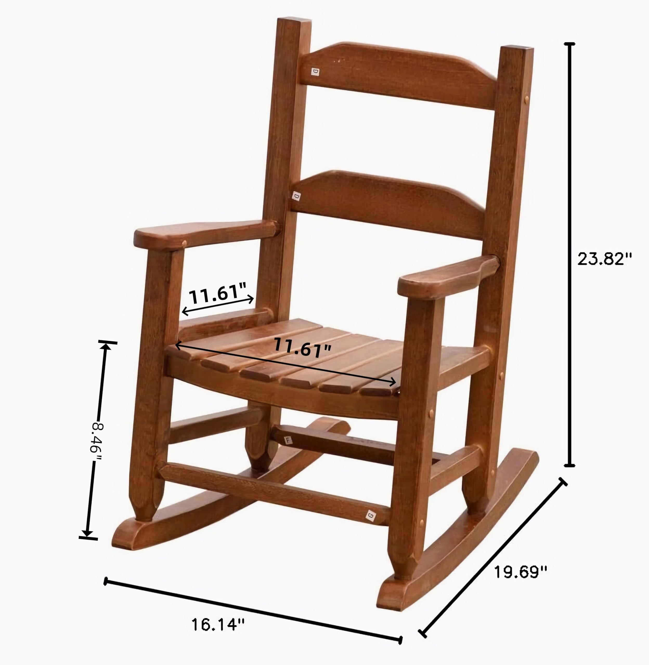 Amazon.com : BplusZ Toddler Rocking Chair Kids Child Wooden Small