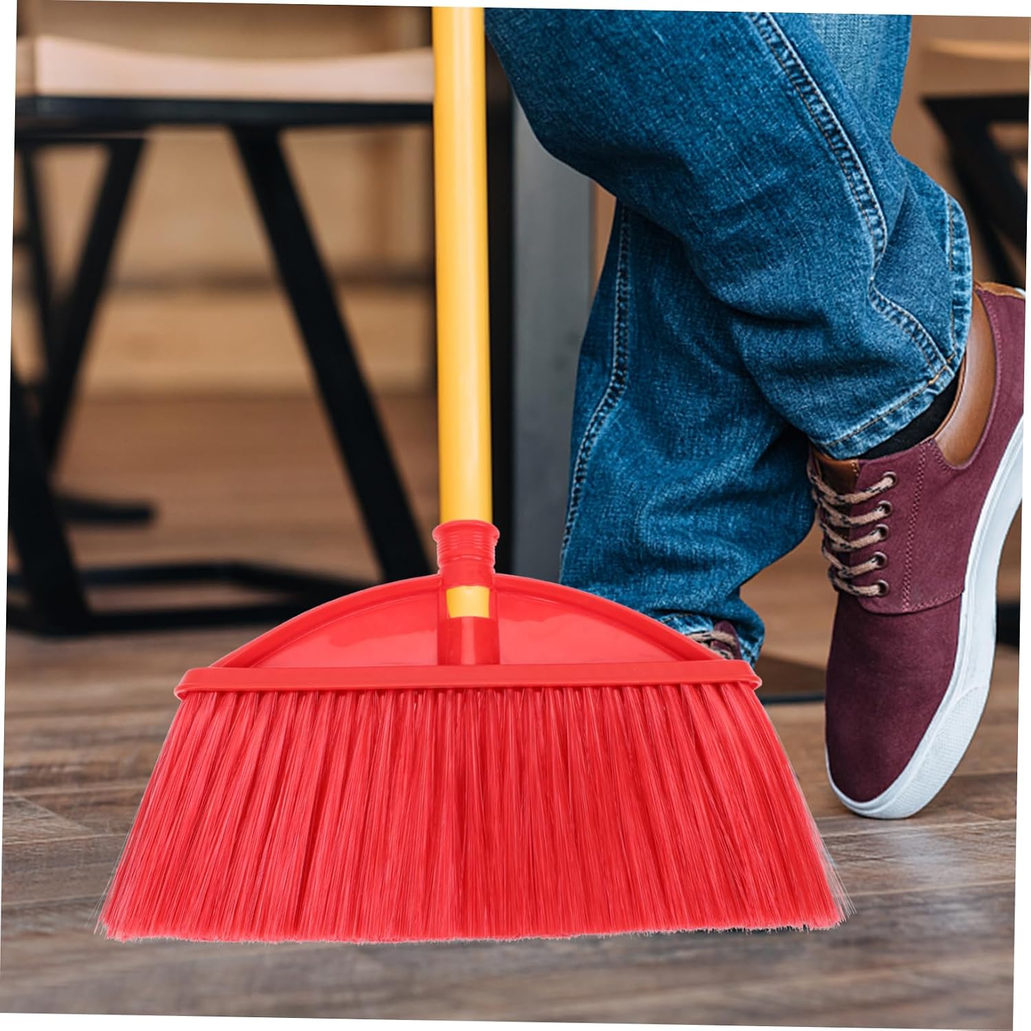 BESTYASH Versatile Sweeper Head Broom Refill for Outdoor Use Easy Install Kitchen Accessory Straw Cleaner Brush