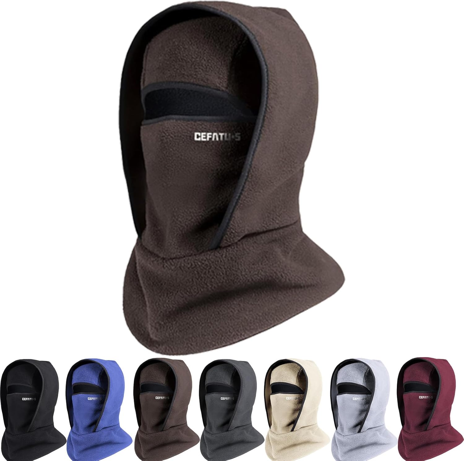 Outdoor Winter Warm Hat Neckband Integrated Cycling Mask, 3-in-1 360° All-in-One Protection, Sports Ski Cold Head Neck Cover