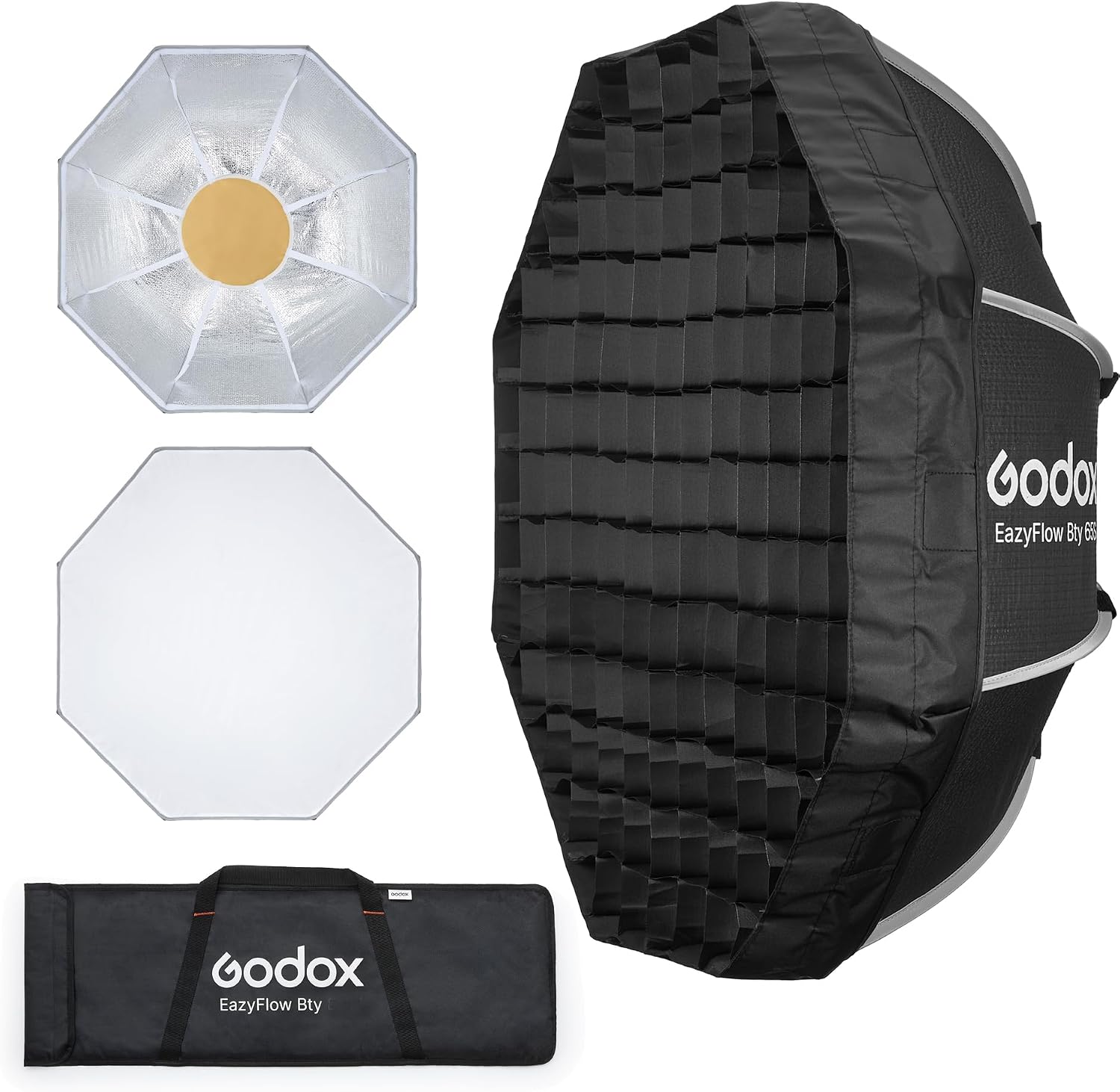 Godox EazyFlow 25.6in / 33.9in Foldable Octagonal Softbox