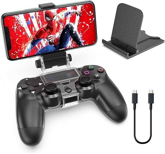 OIVO PS4 Controller Phone Mount Clip for Rmote Play, Mobile