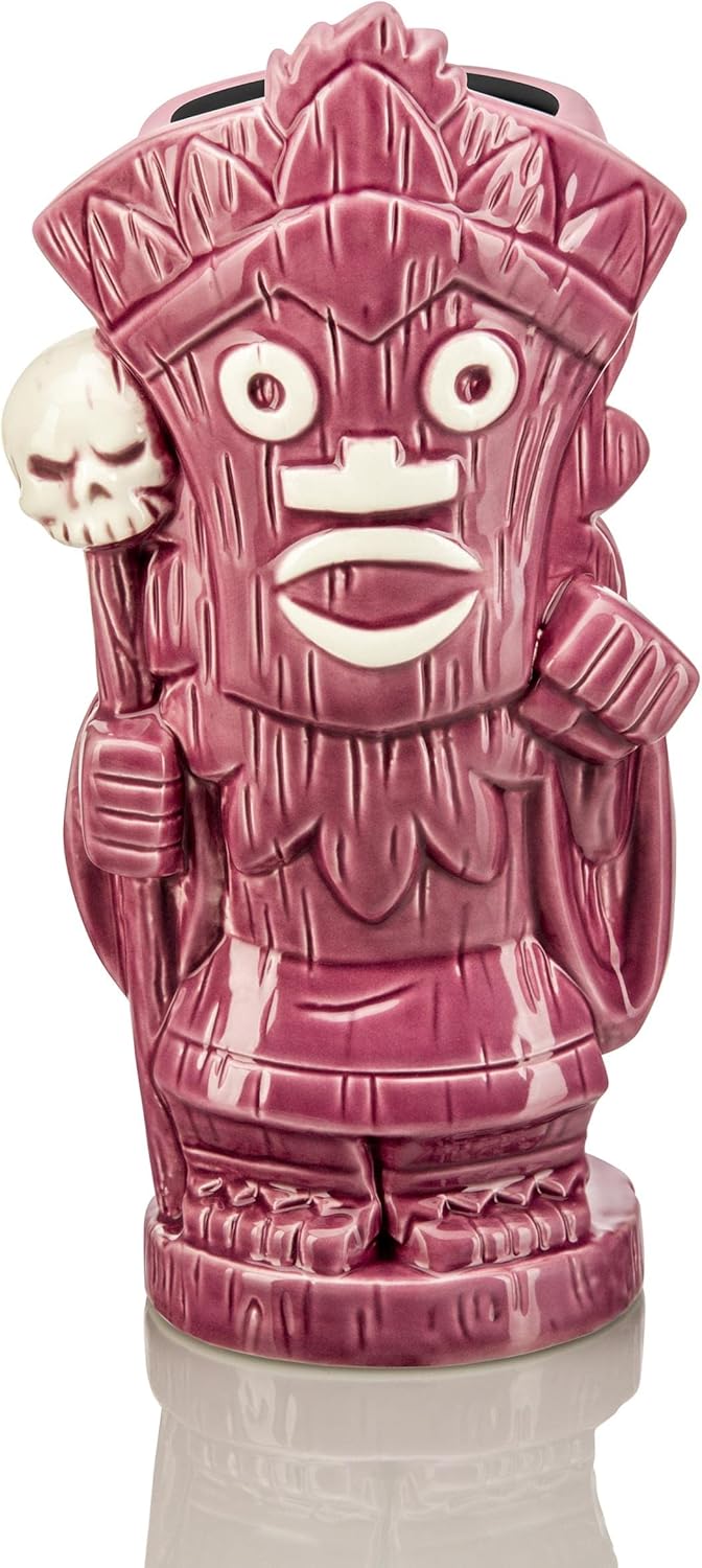 Geeki Tikis Scooby-Doo Witch Doctor Ceramic Mug | Party Cocktail Tumbler For Liquor and Beverages | Holds 20 Ounces